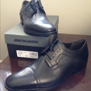 Johnston & Murphy Larsey Cap-Toe Oxford Shoes